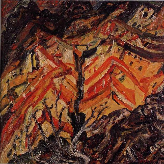 View of Ceret, Chaim Soutine